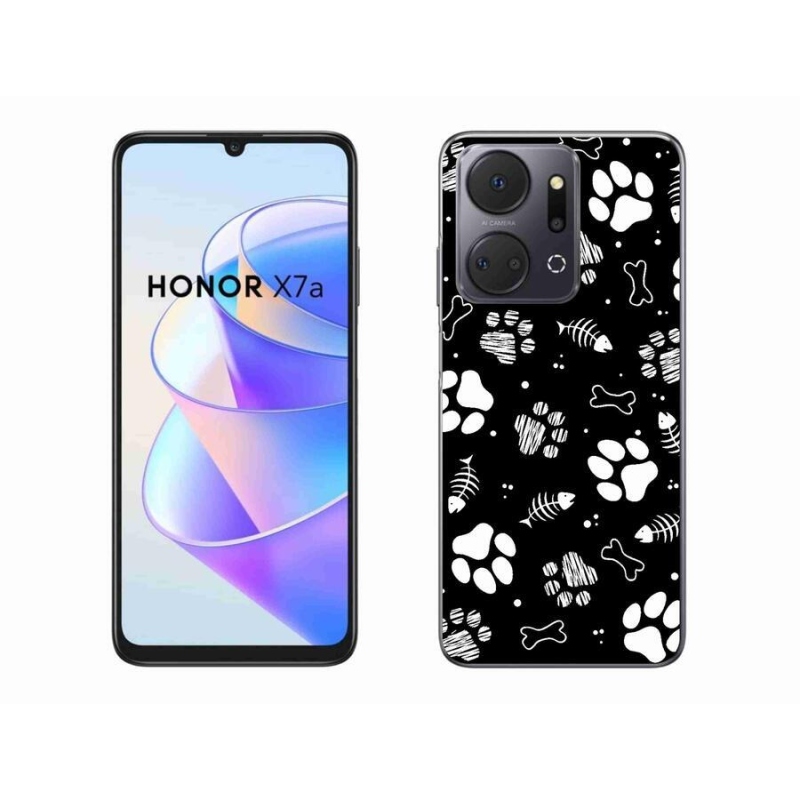 Gél borítás mmCase a Honor X7a készülékhez - kutyamancsok