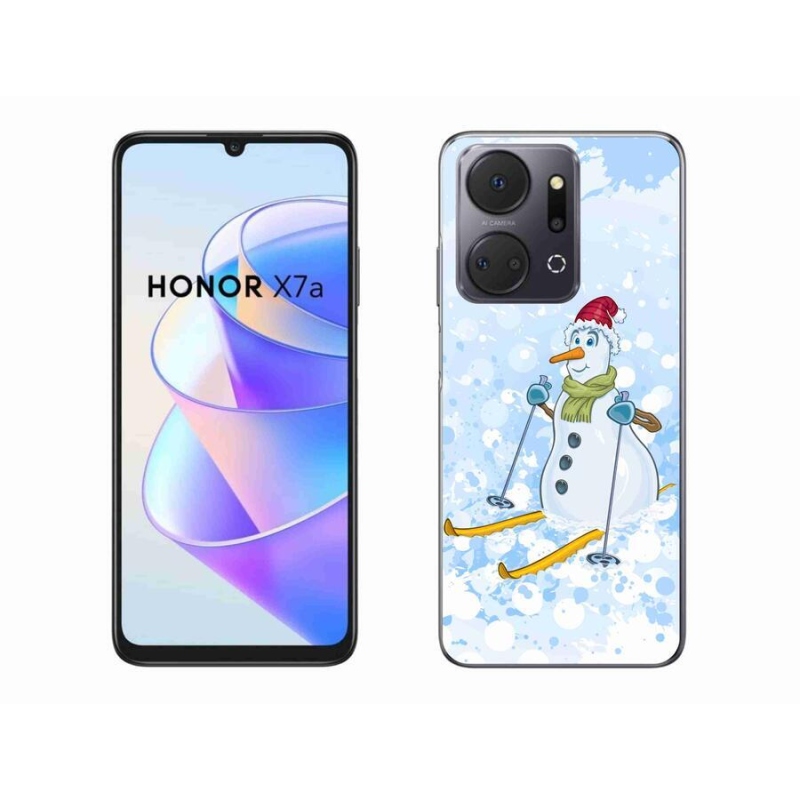 Zselés borítás mmCase a Honor X7a készülékhez - hóember