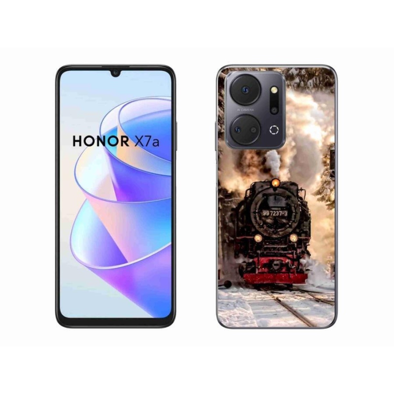 Zselés borítás mmCase a Honor X7a számára - vonat