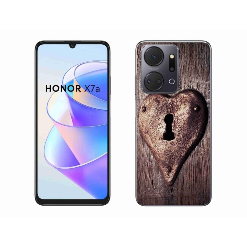 Zselés borítás mmCase a Honor X7a készülékhez - szív alakú zár