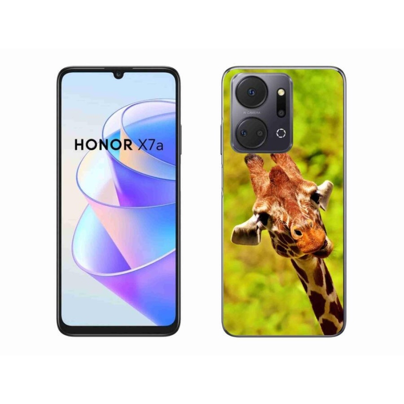 Zselés borítás mmCase a Honor X7a készülékhez - zsiráf
