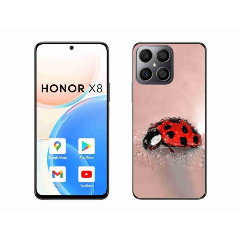 Gél borítás mmCase a Honor X8 4G készülékhez - katicabogár
