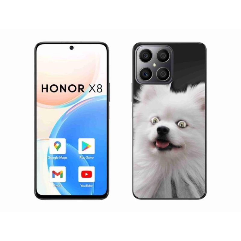 Zselés borítás mmCase a Honor X8 4G-hez - fehér tipp
