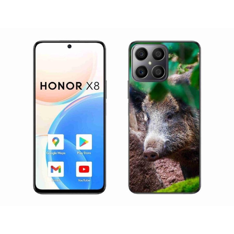 Zselés borítás mmCase a Honor X8 4G-hez - vaddisznó