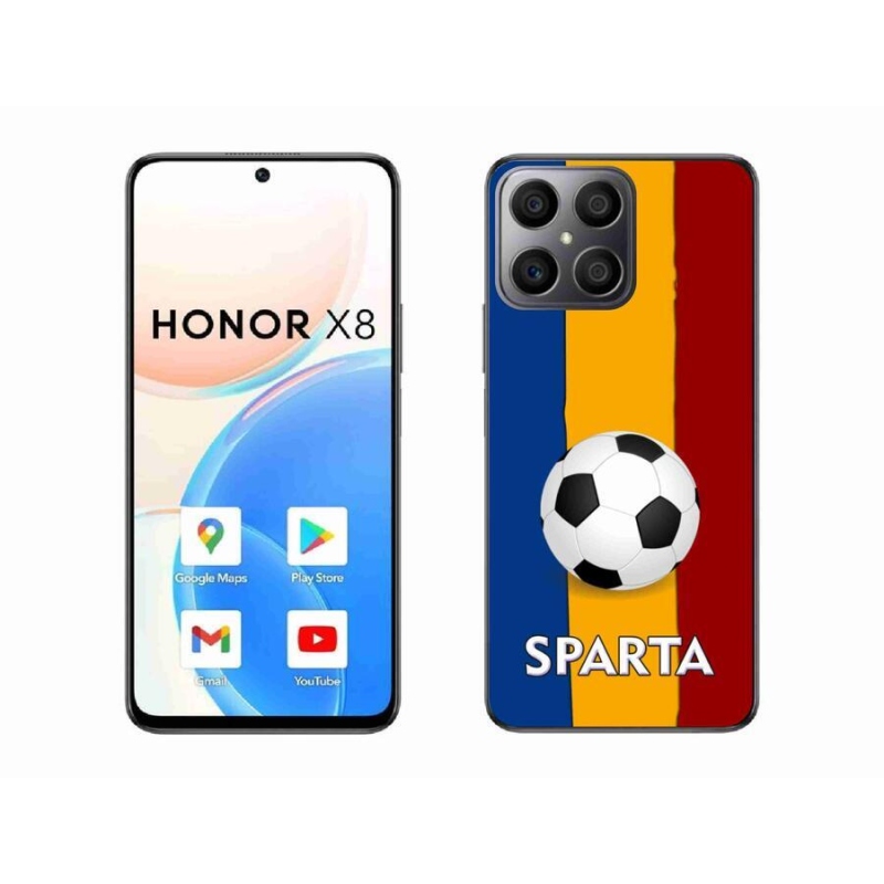 Zselés borítás mmCase a Honor X8 4G-hez - futball 1