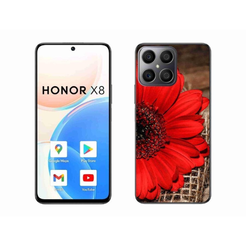 Gél borítás mmCase a Honor X8 4G készülékhez - gerbera