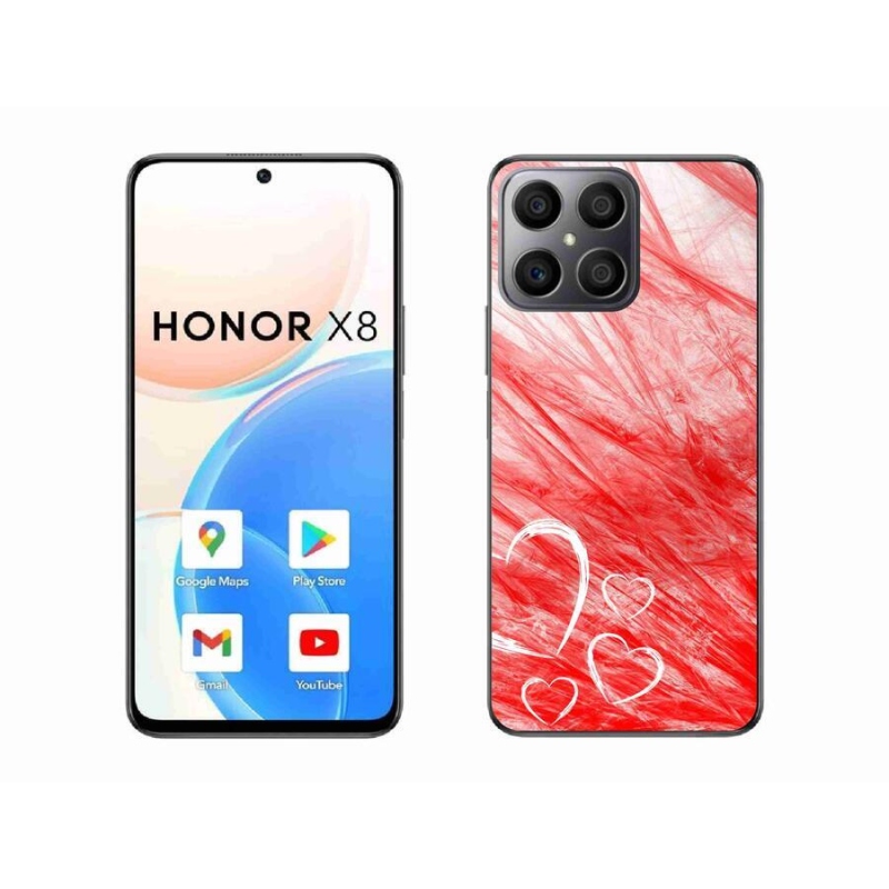 Gél borítás mmCase a Honor X8 4G-hez - szív
