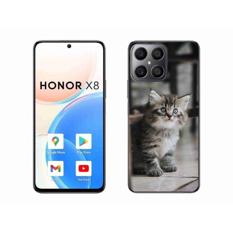 Gél borítás mmCase a Honor X8 4G-hez - cica