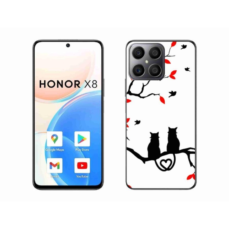 Gél borítás mmCase a Honor X8 4G-hez - macskaszerelem
