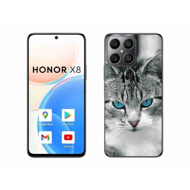 Zselés borítás mmCase a Honor X8 4G készülékhez - cat view 1