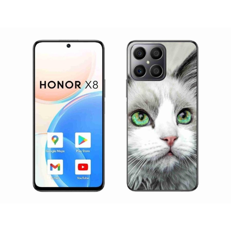 Zselés borítás mmCase a Honor X8 4G-hez - macskaszem