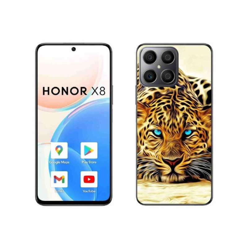 Gél borítás mmCase a Honor X8 4G készülékhez - rajzfilm tigris