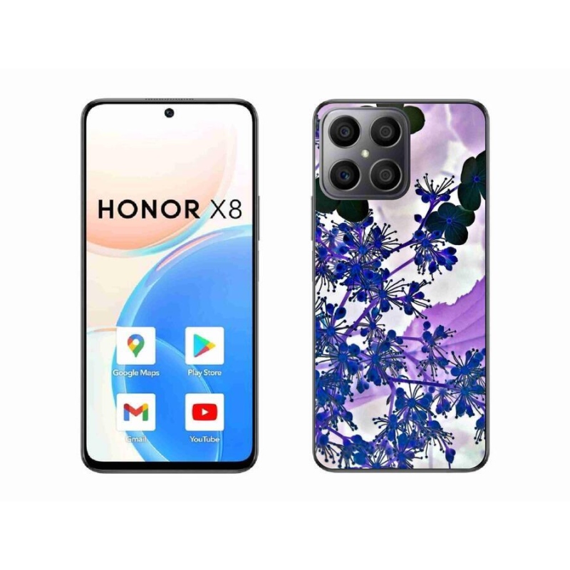 Gél borítás mmCase a Honor X8 4G készülékhez - hortenzia virág