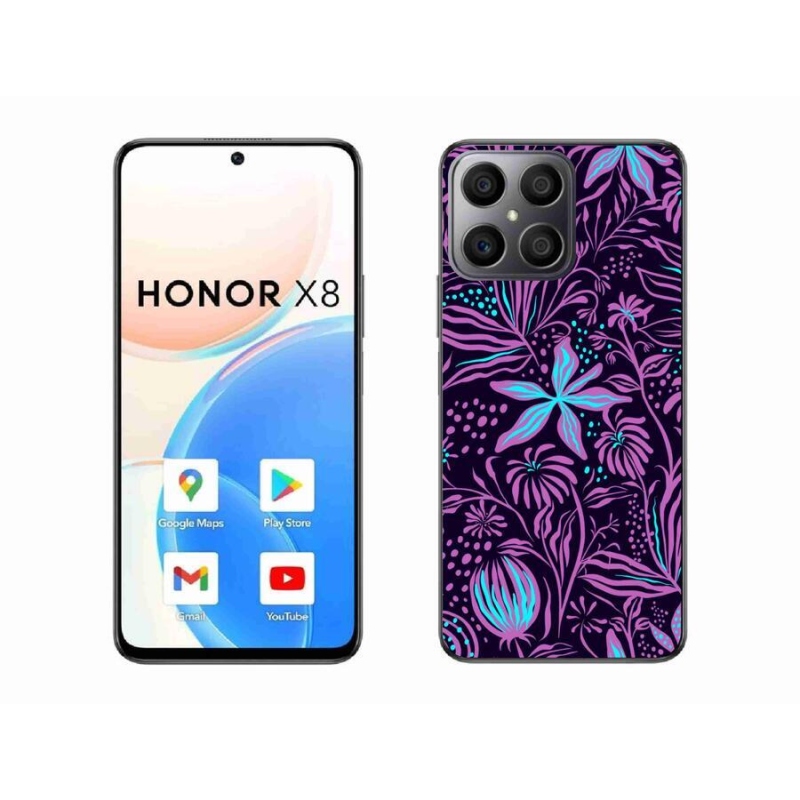 Gél borítás mmCase a Honor X8 4G-hez - virágok 2