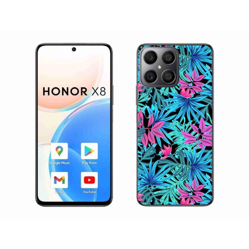 Zselés borítás mmCase a Honor X8 4G-hez - virágok 3