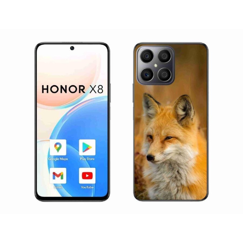 Gél borítás mmCase a Honor X8 4G készülékhez - róka