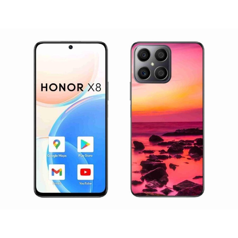 Gél borítás mmCase a Honor X8 4G-hez - tenger és ragyogás