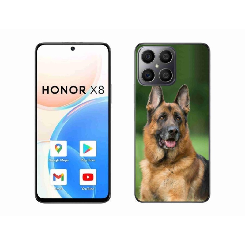 Zselés borítás mmCase a Honor X8 4G-hez - Német juhászkutya