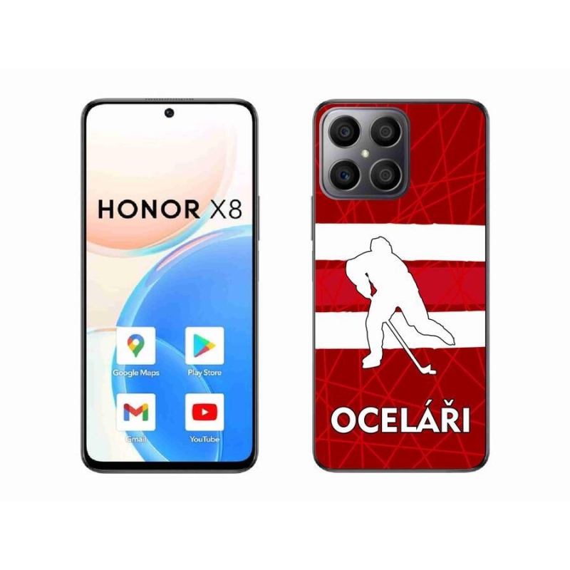 Zselés borítás mmCase a Honor X8 4G-hez - Acélszínűek