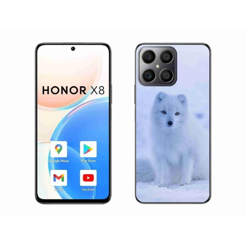Zselés borítás mmCase a Honor X8 4G készülékhez - polár róka
