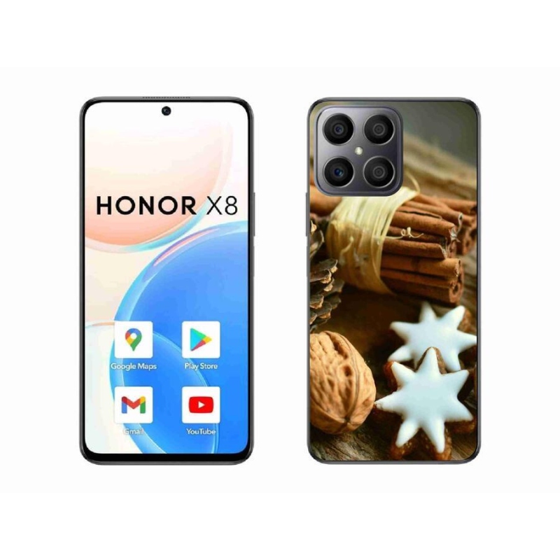 Gél borítás mmCase a Honor X8 4G-hez - fahéj és mézeskalács