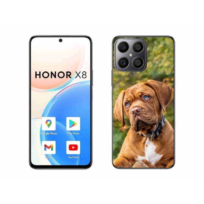 Gél borítás mmCase a Honor X8 4G-hez - kölyökkutyakék