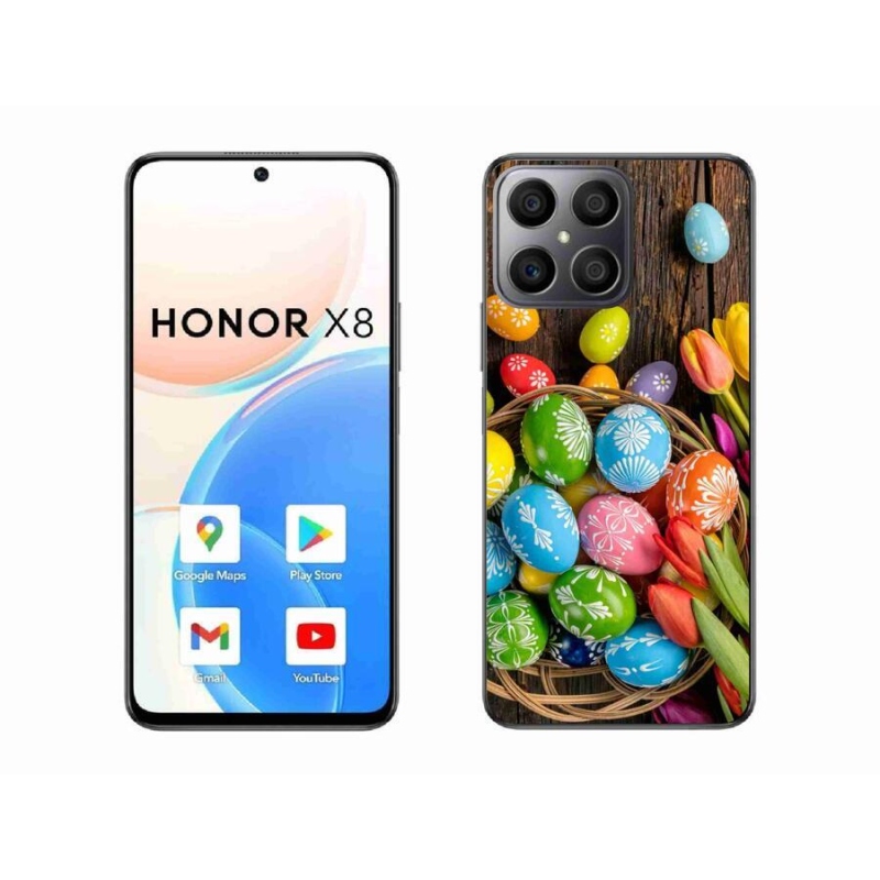 Gél borítás mmCase a Honor X8 4G készülékhez - Húsvéti tojás