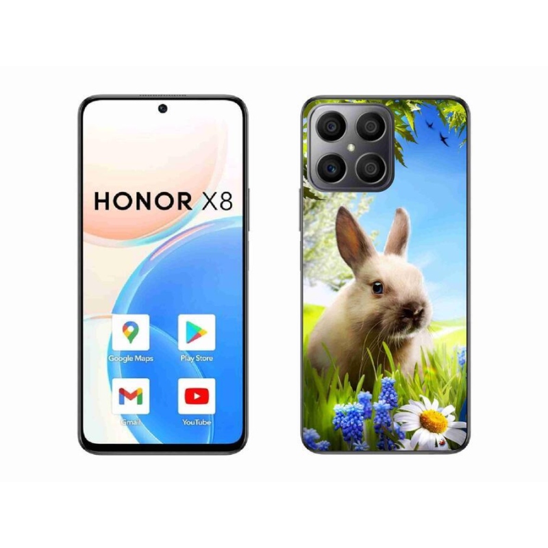 Gél borítás mmCase a Honor X8 4G készülékhez - nyuszi