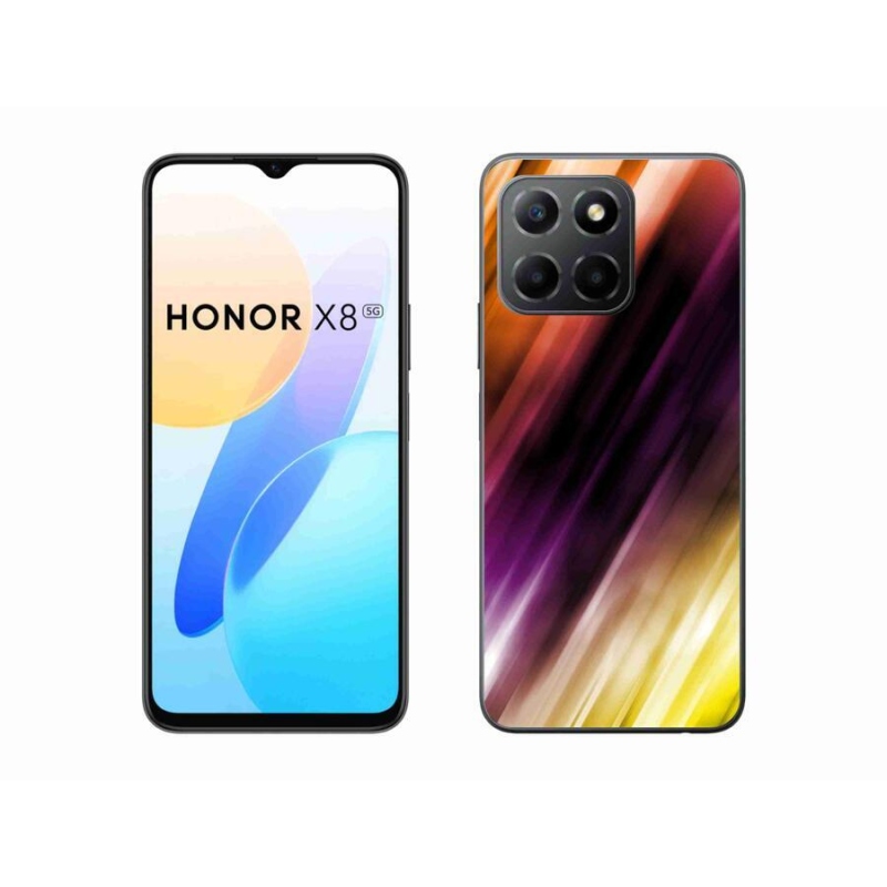 Gél borítás mmCase a Honor X8 5G/Honor 70 Lite 5G számára - absztrakt minta 5