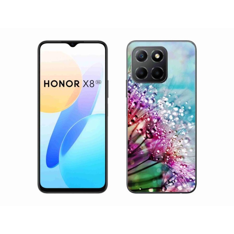 Zselés borítás mmCase a Honor X8 5G/Honor 70 Lite 5G készülékhez - színes virágok