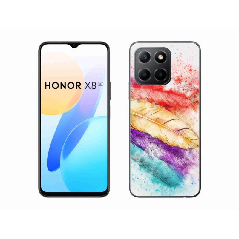 Zselés borítás mmCase a Honor X8 5G/Honor 70 Lite 5G készülékhez - színes toll