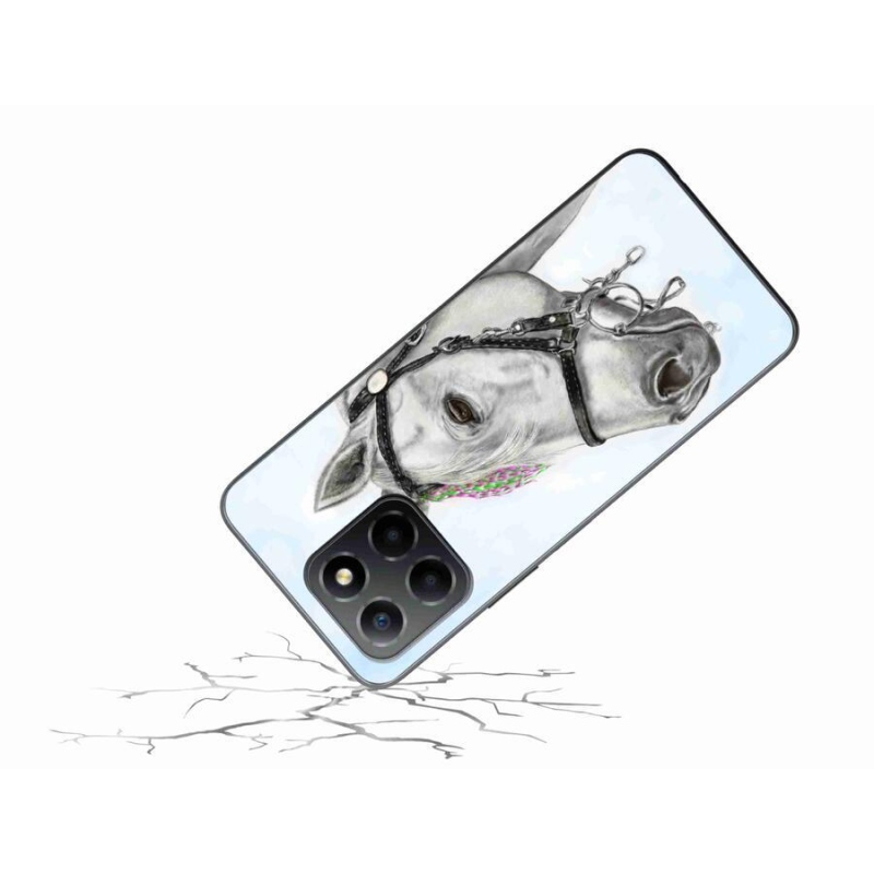 Zselés borítás mmCase a Honor X8 5G/Honor 70 Lite 5G készülékhez - fehér ló 1