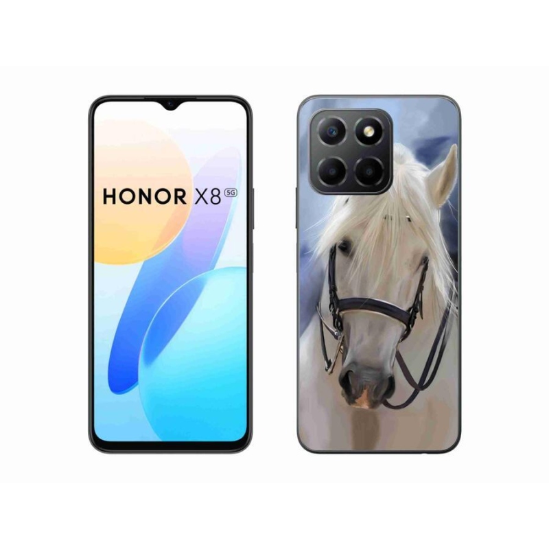 Zselés borítás mmCase a Honor X8 5G/Honor 70 Lite 5G készülékhez - fehér ló