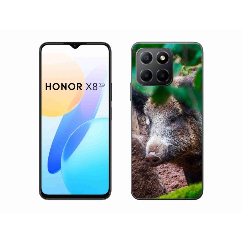 Zselés borítás mmCase a Honor X8 5G/Honor 70 Lite 5G készülékhez - vaddisznó