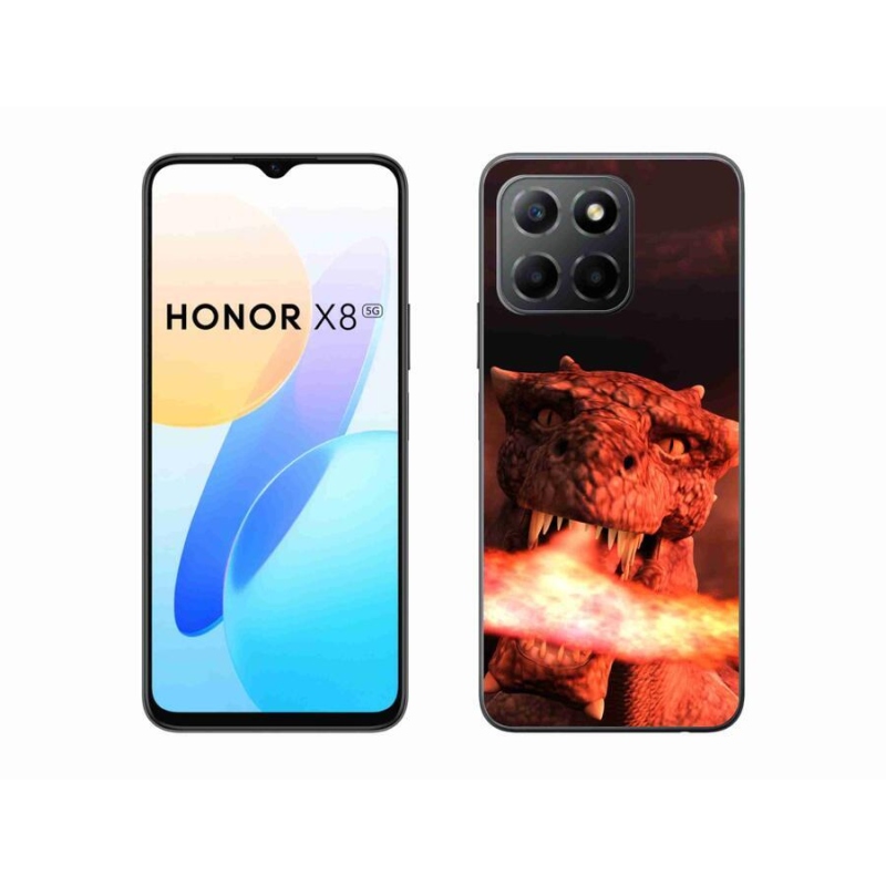Zselés borítás mmCase a Honor X8 5G/Honor 70 Lite 5G készülékhez - sárkány