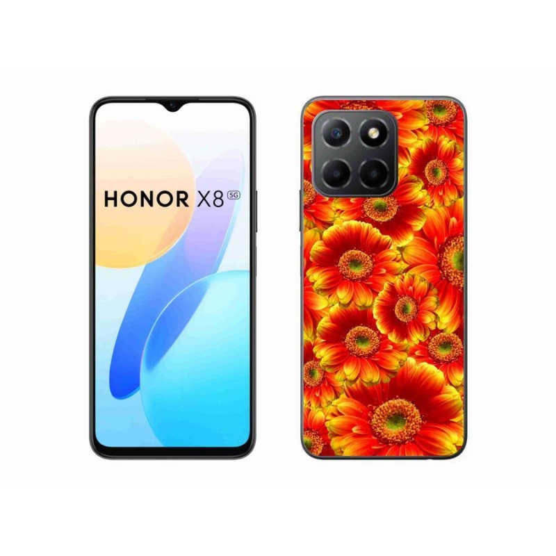 Gél borítás mmCase a Honor X8 5G/Honor 70 Lite 5G készülékhez - gerbera 1