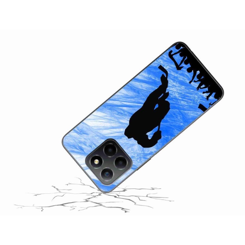 Zselés borítás mmCase a Honor X8 5G/Honor 70 Lite 5G számára - hokis játékos