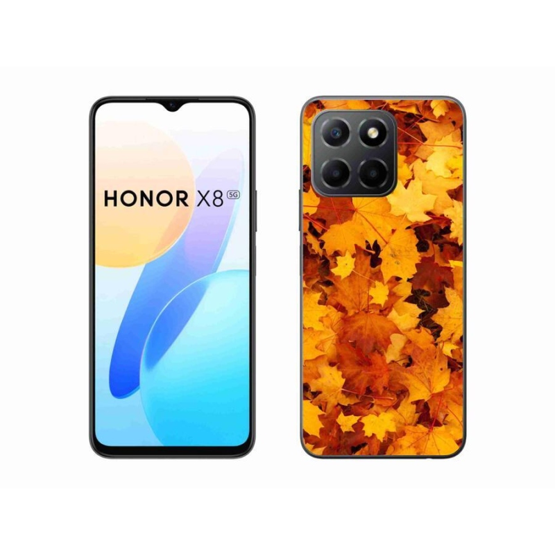 Gél borítás mmCase a Honor X8 5G/Honor 70 Lite 5G készülékhez - juharlevelek