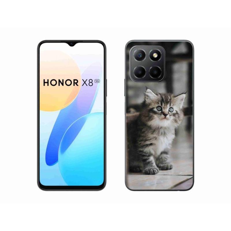Gél borítás mmCase a Honor X8 5G/Honor 70 Lite 5G készülékhez - cica