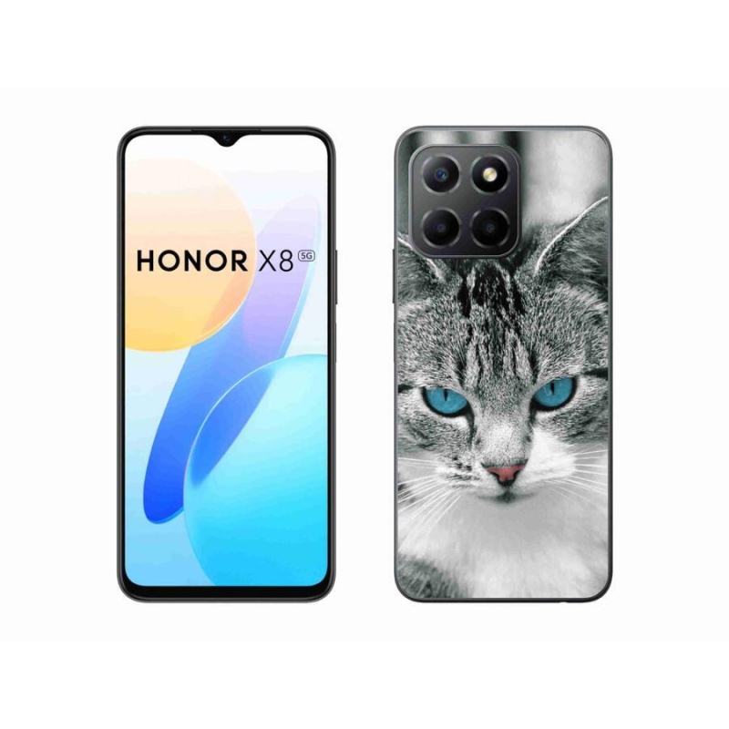 Zselés borítás mmCase a Honor X8 5G/Honor 70 Lite 5G készülékhez - cat view 1