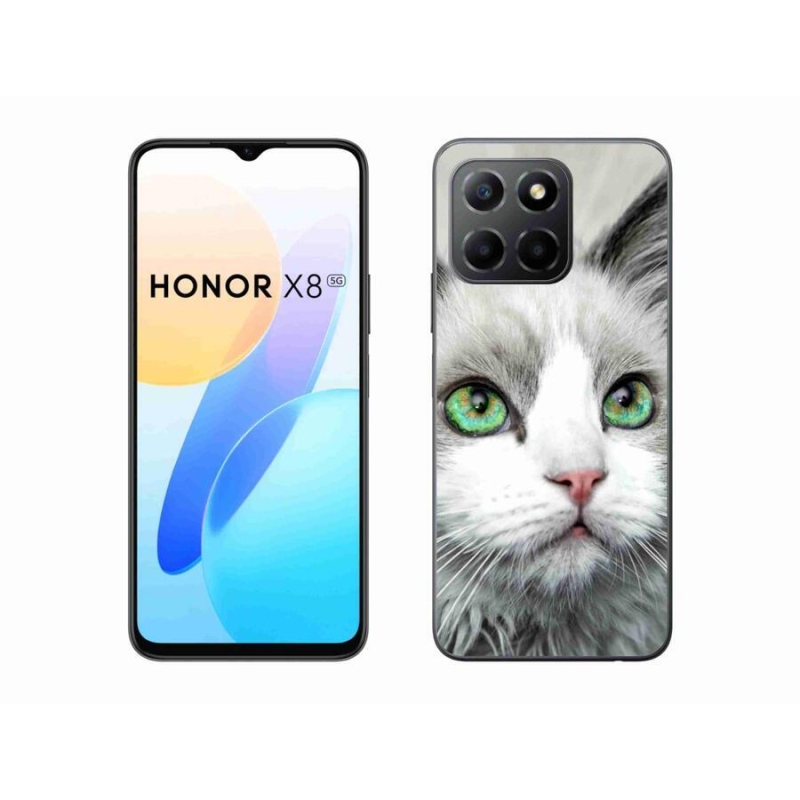 Zselés borítás mmCase a Honor X8 5G/Honor 70 Lite 5G készülékhez - cat nézet