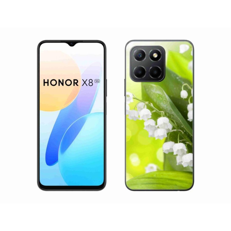 Gél borítás mmCase a Honor X8 5G/Honor 70 Lite 5G készülékhez - lily of the valley (gyöngyvirág)