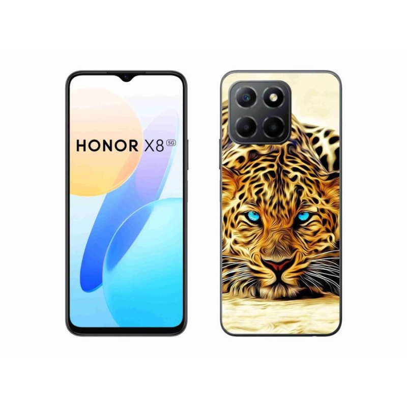 Zselés borítás mmCase a Honor X8 5G/Honor 70 Lite 5G számára - rajzfilmtigris