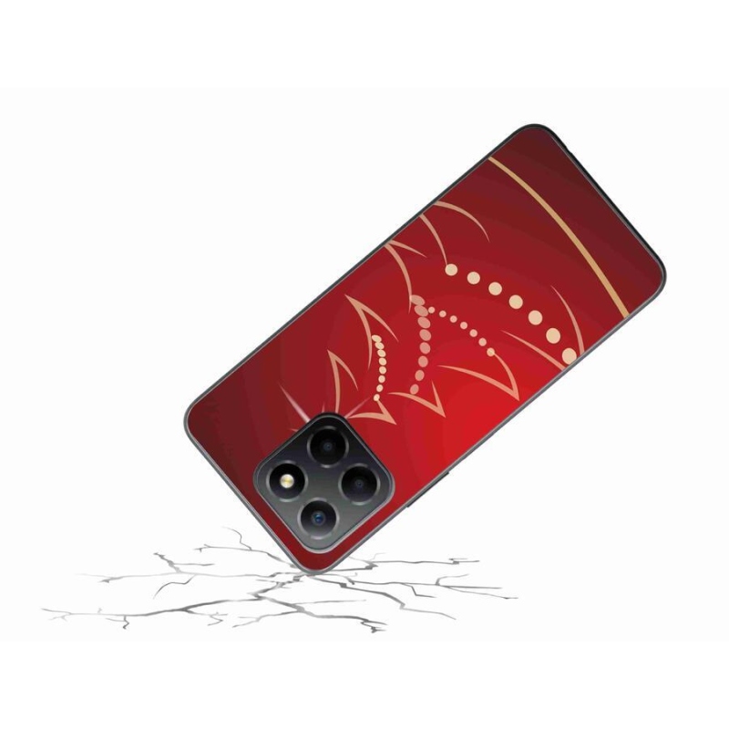 Gél borító mmCase a Honor X8 5G/Honor 70 Lite 5G számára - karácsonyfa karikatúra