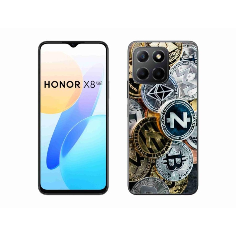 Gél borítás mmCase a Honor X8 5G/Honor 70 Lite 5G számára - kriptovaluták