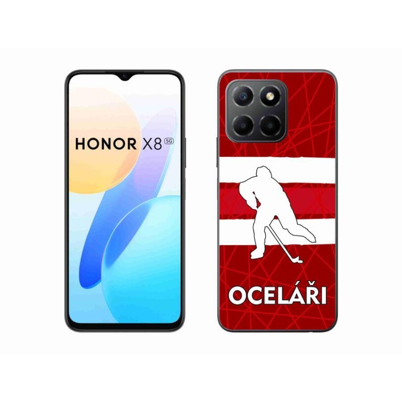 Zselés borítás mmCase a Honor X8 5G/Honor 70 Lite 5G számára - Acélszínűek