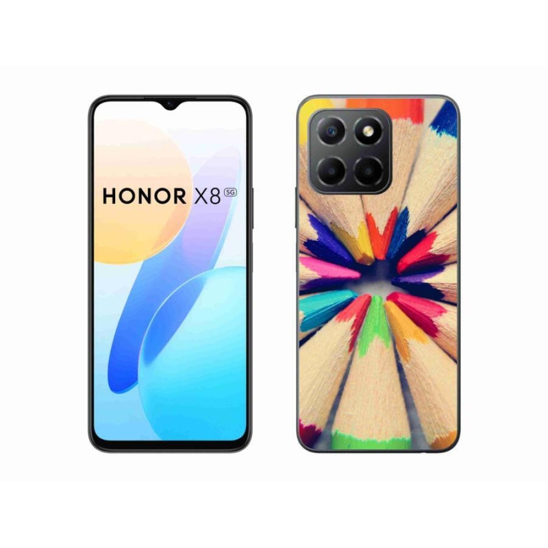Zselés borító mmCase a Honor X8 5G/Honor 70 Lite 5G készülékhez - zsírkréták