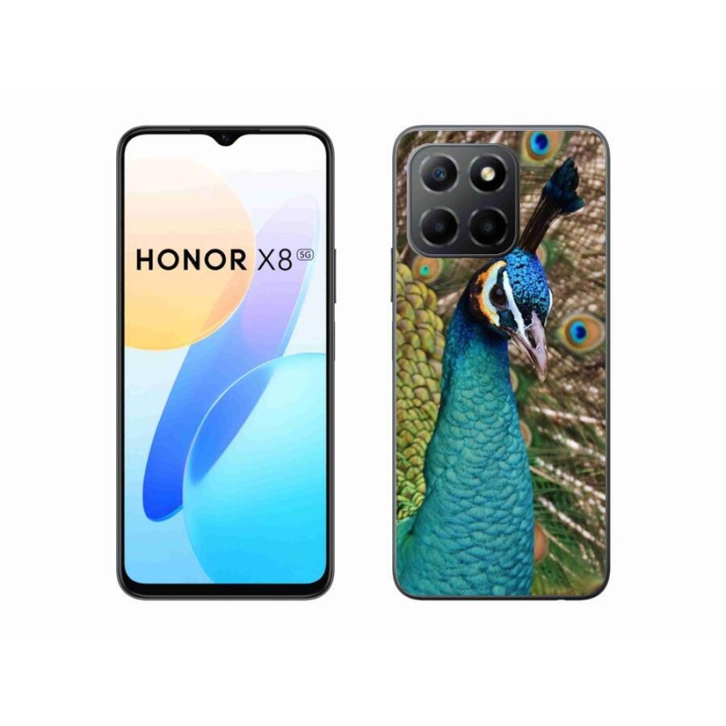 Zselés borítás mmCase a Honor X8 5G/Honor 70 Lite 5G készülékhez - páva