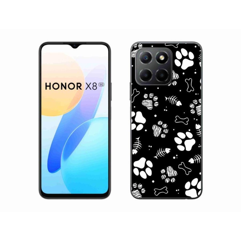 Gél borítás mmCase a Honor X8 5G/Honor 70 Lite 5G készülékhez - kutyamancsok