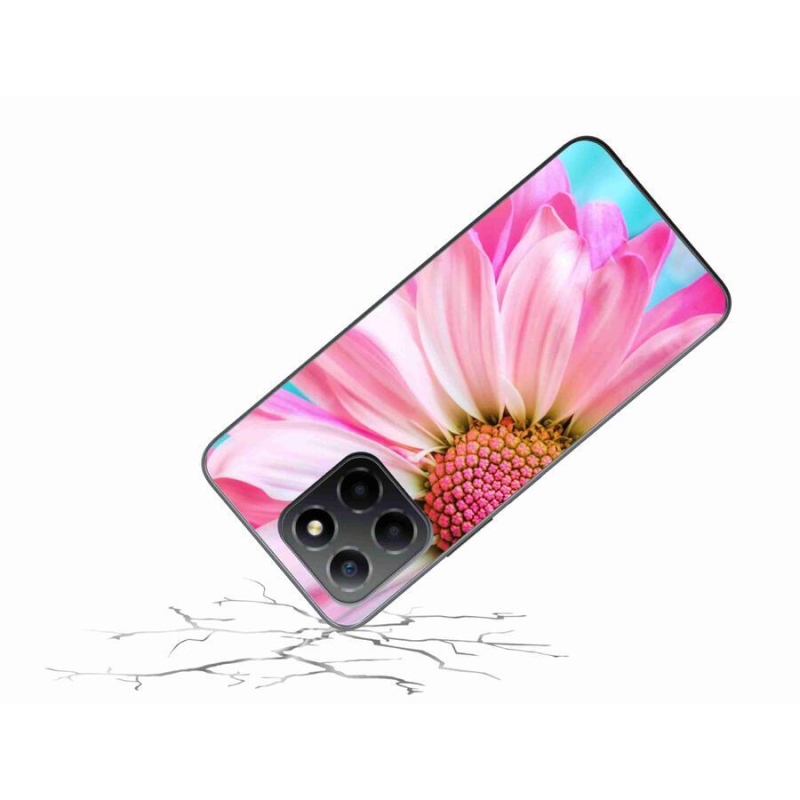 Zselés borítás mmCase a Honor X8 5G/Honor 70 Lite 5G készülékhez - rózsaszín virág